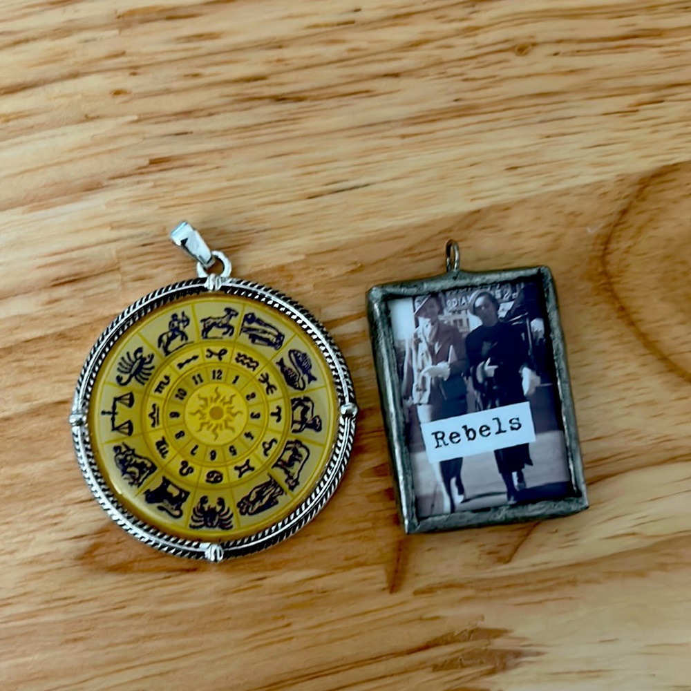 Two pendants for necklace